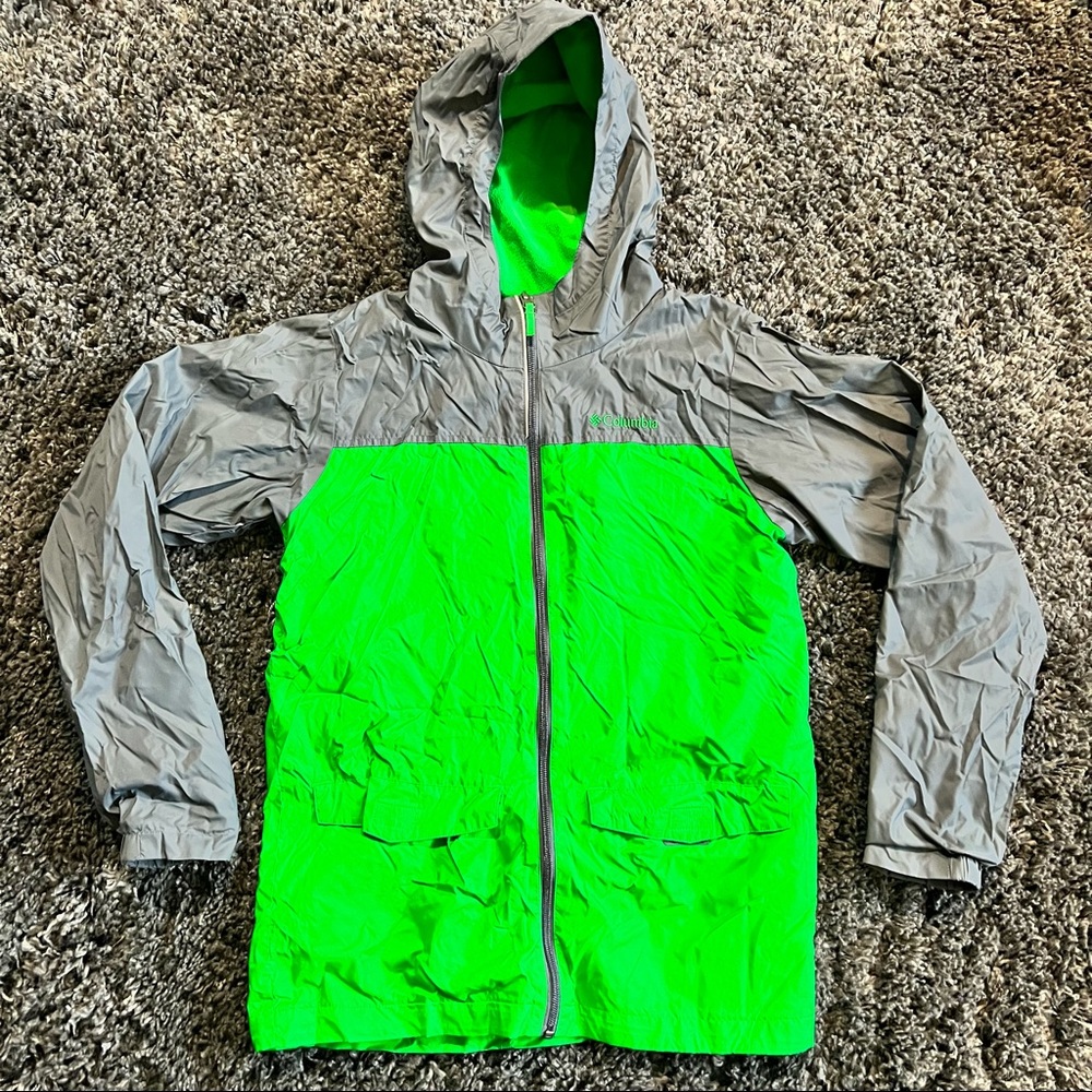 Columbia Youth Hooded Windbreaker - L (14/16)